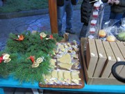 Vystoupení  dětí při rozsvícení stromu na Vlkavě, jarmark